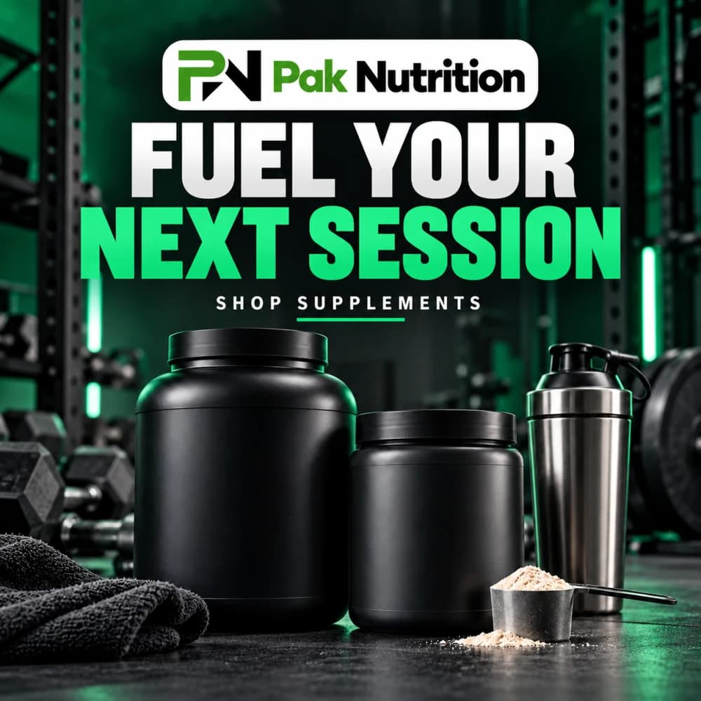PakNutrition: Fuel your next session. Shop protein, creatine and workout essentials.