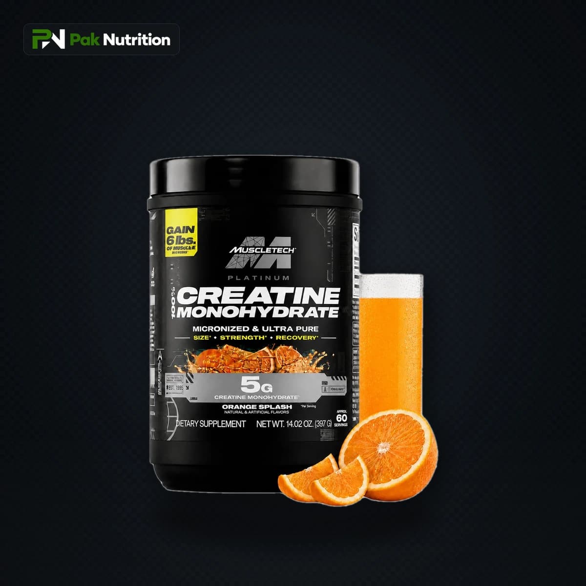 MUSCLE TECH PLATINUM 100% CREATINE — Hero