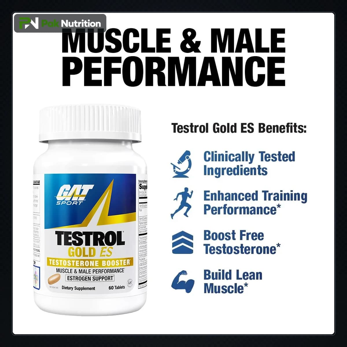 GAT SPORT TESTROL GOLD ES — Supplement-Facts