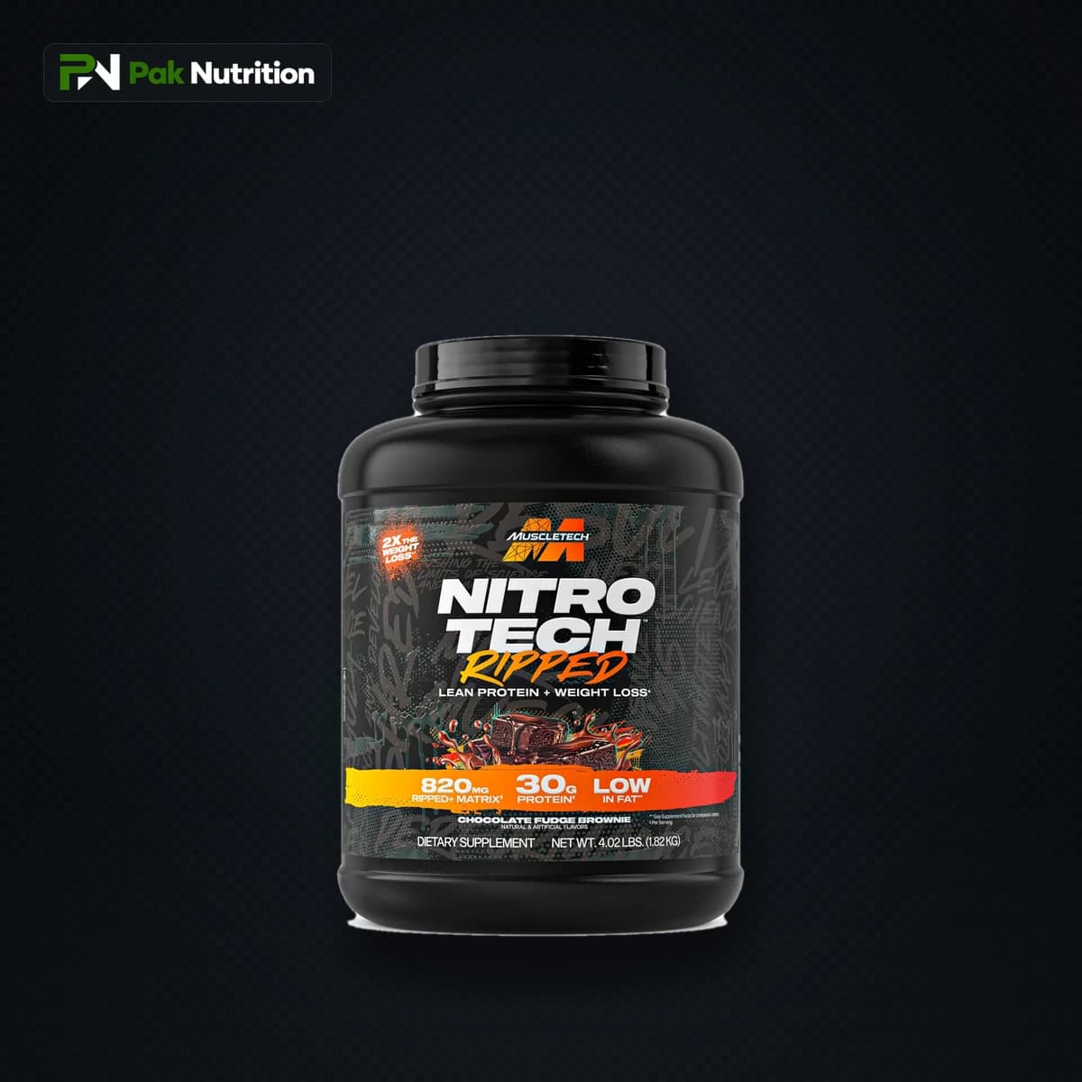 MUSCLE TECH NITRO TECH RIPPED — Hero